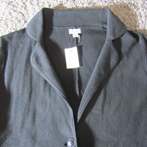J Crew Blazer Womens M Two Button Sweater Suit Jacket Business Formal Designer